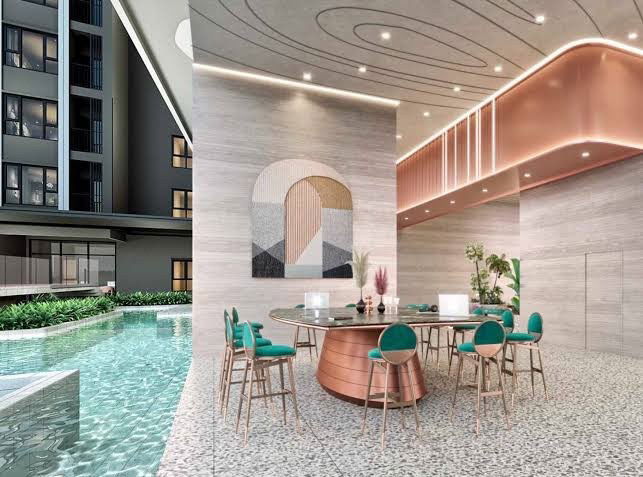 picture For rent Aspire Sukhumvit Rama 4 fully furnished 1 bed 31 sqm. 18,000 baht - 12/13