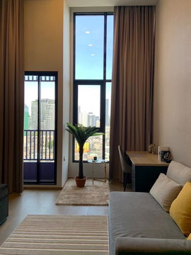 Rent Park Origin Chula Samyan duplex  1Bed 1Bath Line: Ljjnz