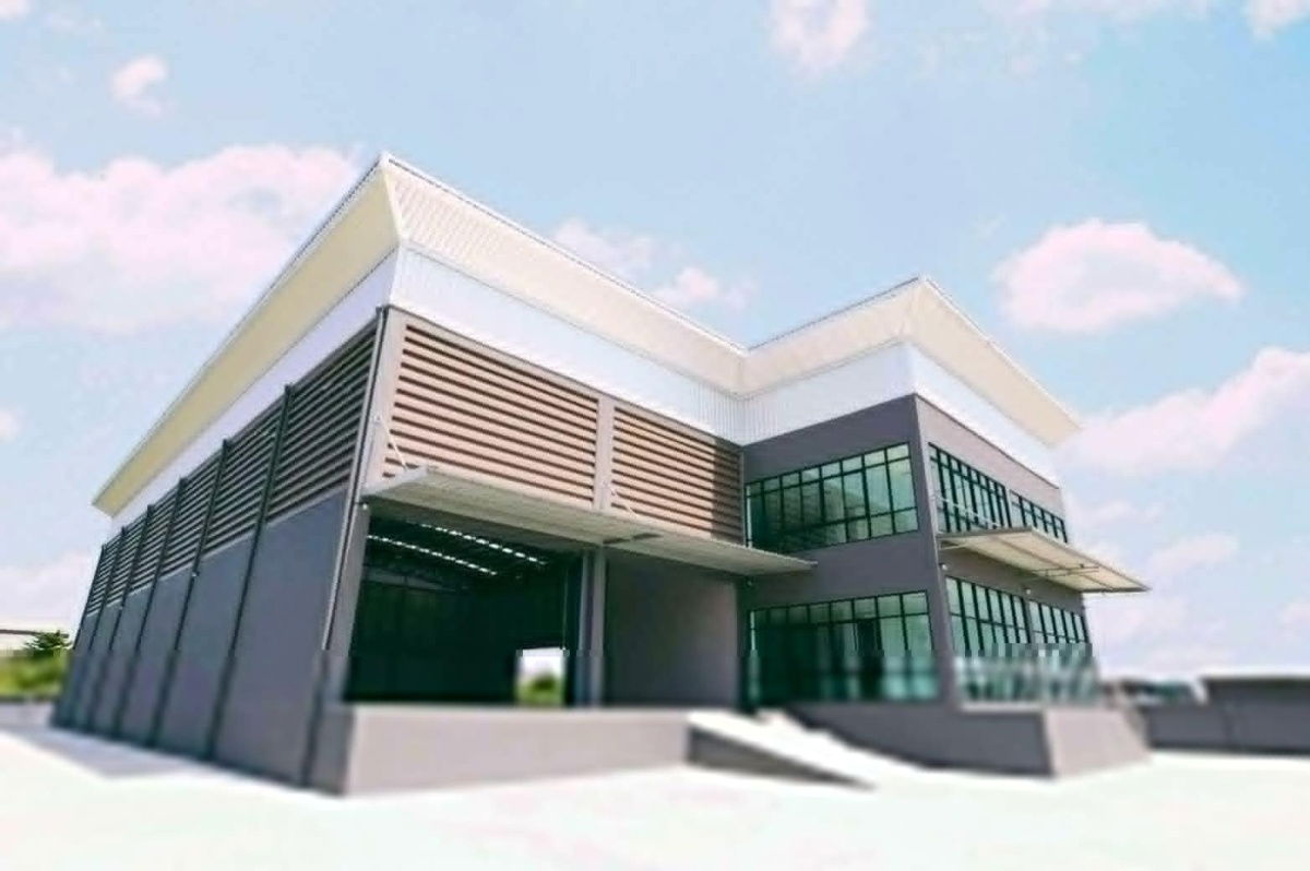 picture Land for sale, already filled in, ready to build a new warehouse, factory, office, Bang Bua Thong area, Nonthaburi, Road 340. - 3/7
