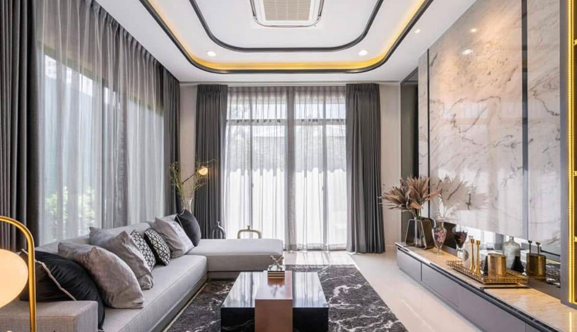 picture  3-bedroom detached house for sale in Mooban Nara Botanic Srinakarin, Yellow line Lasalle Skytrain Station - 2/18