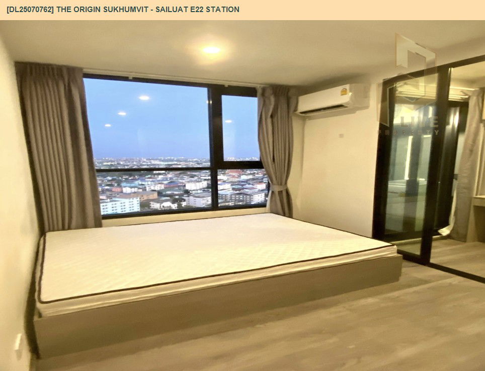 picture DL25070762 Condo for rent, THE ORIGIN SUKHUMVIT - SAILUAT E22 STATION near BTS Sai Luat, ready to move in, call urgently 0656133286 LineID @534wlwof - 2/12