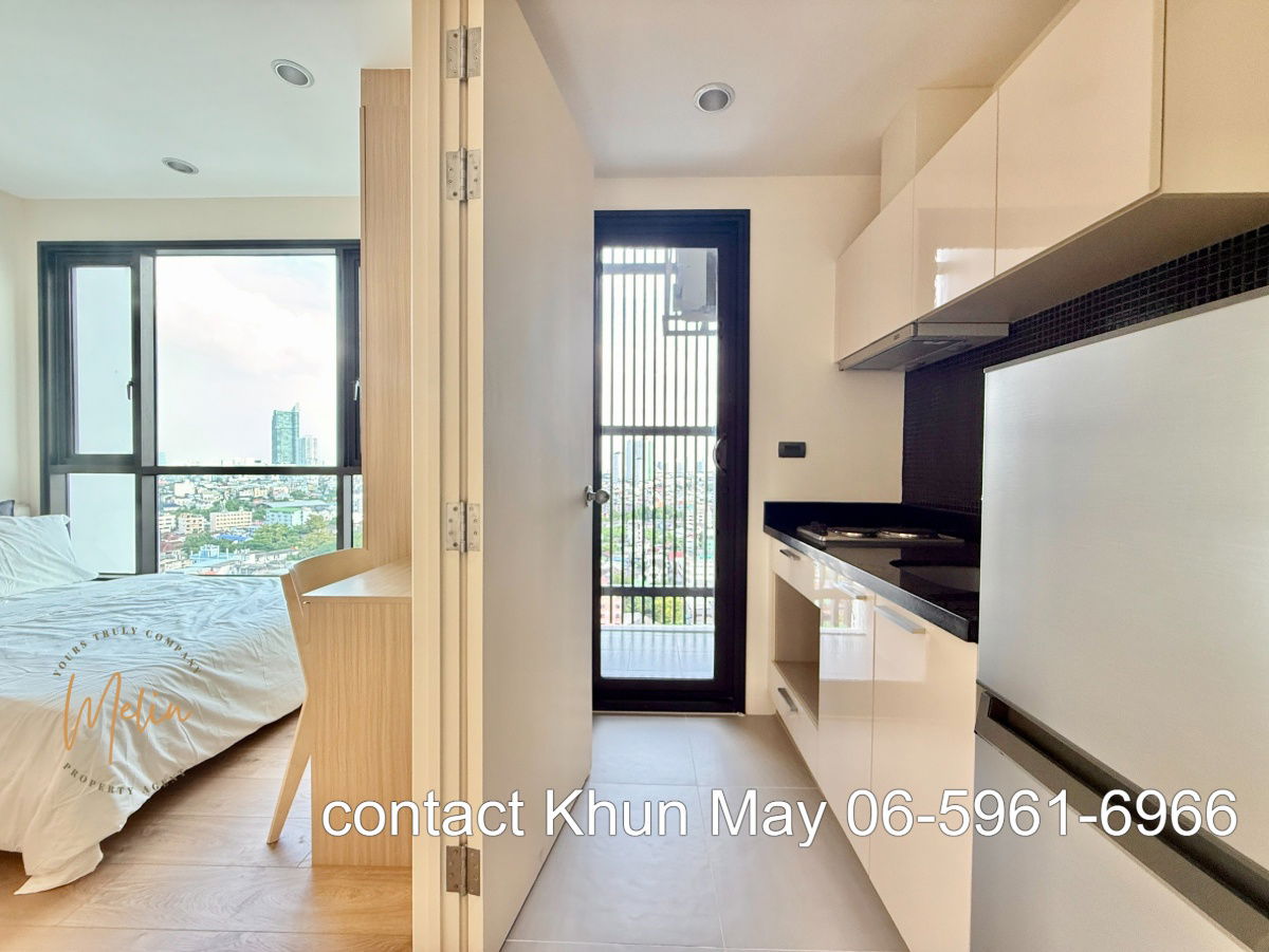 picture Condo rental Fuse Sathorn -Taksin The new room is decorated near BTS Wongwian Yai, only 15,000/d. Total internet! - 3/12