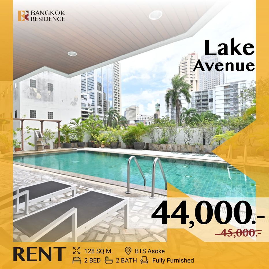 picture Lake Avenue ✨ Spacious and Simple unit, Near BTS Asoke - 1/6