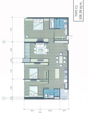 2-BR Condo at Issara @ 42 Sukhumvit Condominium near BTS Ekkamai (ID 2225546)