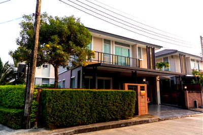 เช่าบ้านเดี่ยว เขตสวนหลวง : P0146 ปล่อยเช่า!! บ้านเดี่ยว หมู่บ้านภัสสร เพรสทีจ ลุกซ์ พัฒนาการ 44