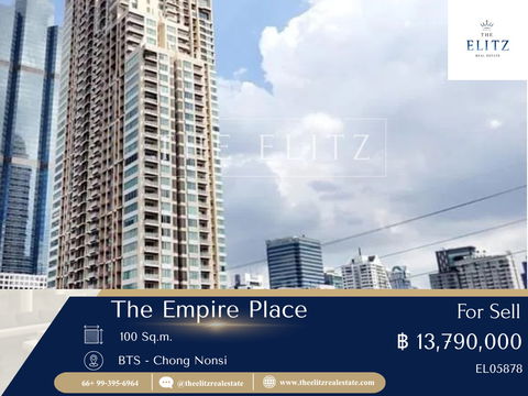 ✨ อยู่คอนโด แต่ฟีลเหมือนอยู่คฤหาสน์บนฟ้า The Empire Place ห้องใหญ่ ฟังก์ชันจัดเต็ม ✔