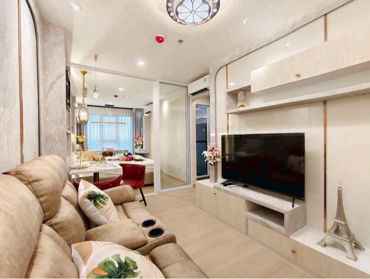 picture 📣 For Rent: Terra Residence 1, Thammasat University 1 Bedroom, 30 sq.m., North-facing balcony 24th Floor - 1/9
