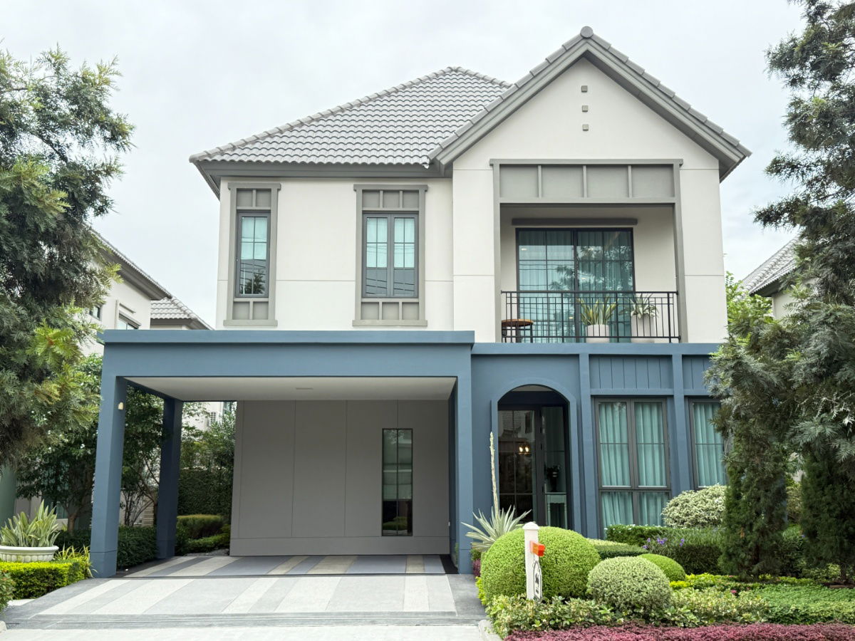 picture House for Sale in Ratchapuek Road - Ready to Move In - Fully Furnished - Saransiri Ratchapuek 345  - 1/14