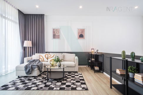 📌 For Rent 3-story Townhouse NIRVANA DEFINE RAMA 9 3 bedroom 4 bathroom