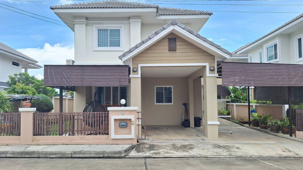 รูป ขายบ้านเดี่ยวโครงการลากูนน่าโฮม เฟส 10เนื้อที่ 72.10 ตร.ว. 3 ห้องนอน 2 ห้องน้ำ ราคาเพียง ล้านบาท  พร้อมอยู่ พร้อมเฟอร์และเครื่องใช้ไฟฟ้า  - รูปที่ 1/58