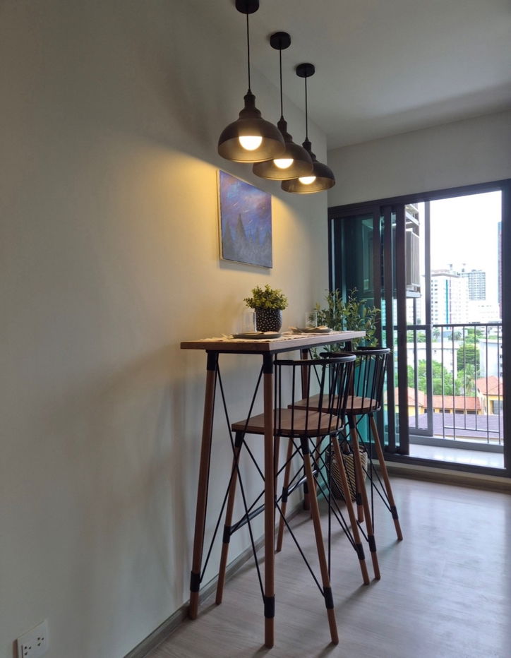 picture For rent Aspire Sukhumvit Rama 4 fully furnished 1 bed 31 sqm. 18,000 baht - 7/13