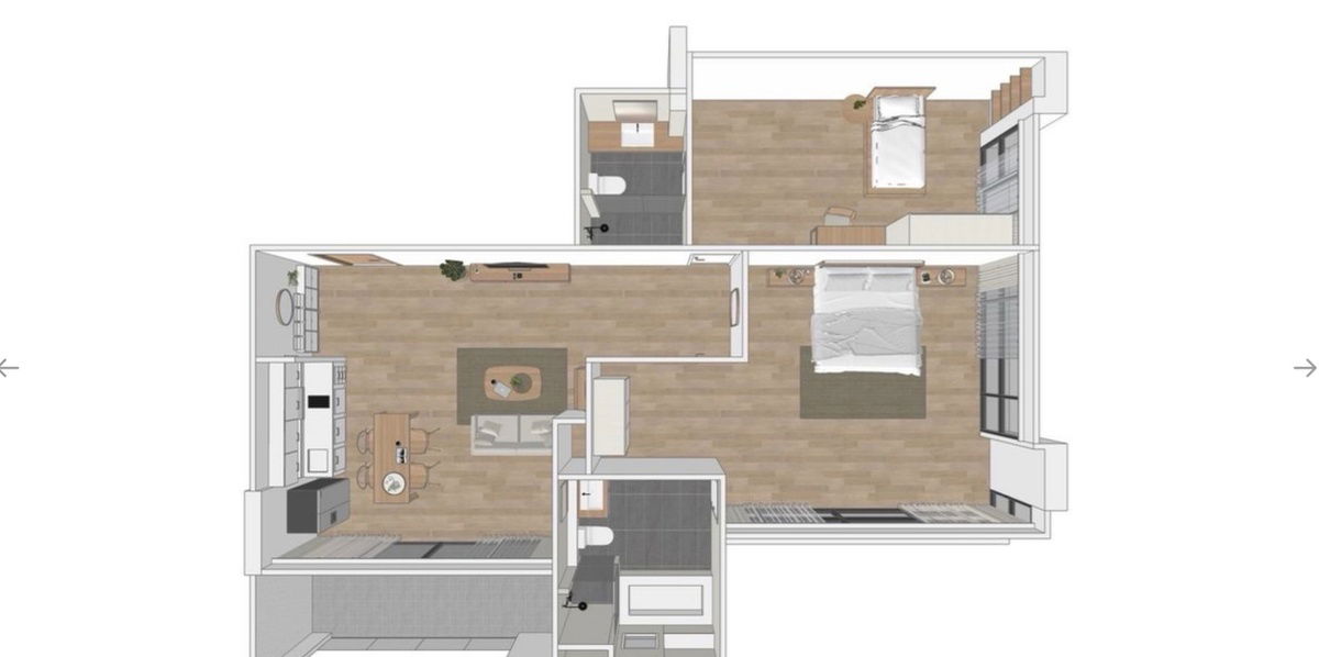 picture rent: The Natural Place Suite 2 bedrooms, beautiful, good location, ready to move in, near MRT Lumpini. Interested, add Line @841qqlnr - 14/14