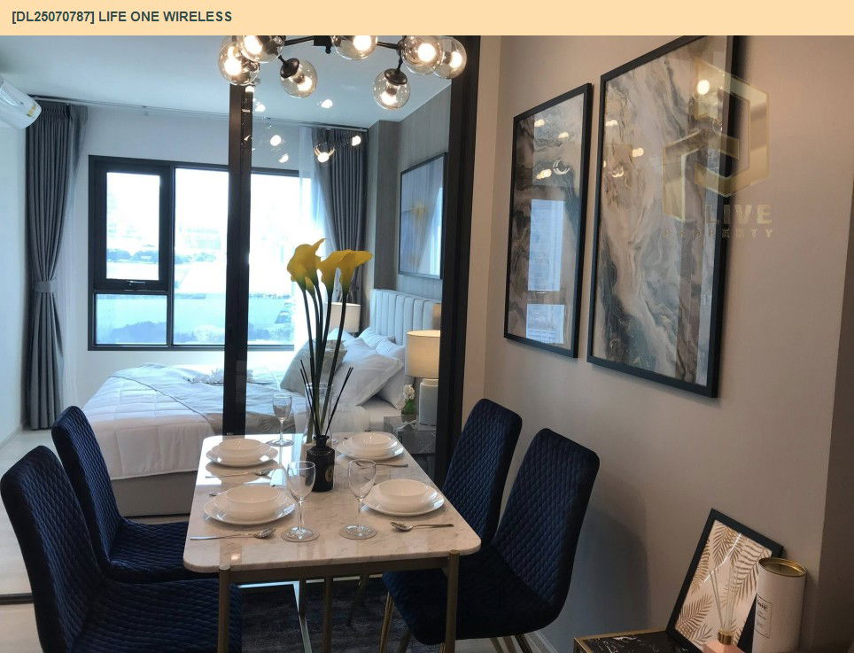 picture DL25070787 Condo for rent, Life One Wireless near BTS Ploen Chit, ready to move in, call urgently 0656133286 LineID @655ebbvc - 6/14