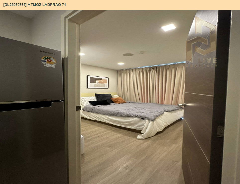 picture DL25070769 Condo for rent, Atmoz Ladprao 71 near BTS สายสีเหลือง ลาดพร้าว-สำโรง, ready to move in, call urgently 0656133286 LineID @534wlwof - 18/20