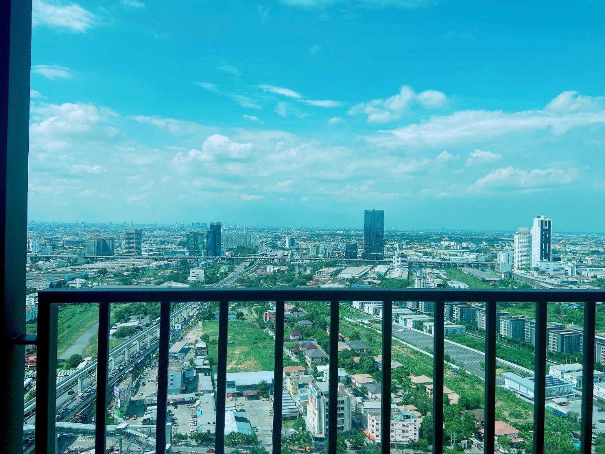รูป 🌆 ให้เช่า Nue Noble Srinakarin - Lasalle เพียง 300 ม. จาก BTS แบริ่ง | ชั้นสูง วิวเมือง เฟอร์ครบ @90condo 🌃 - รูปที่ 9/10