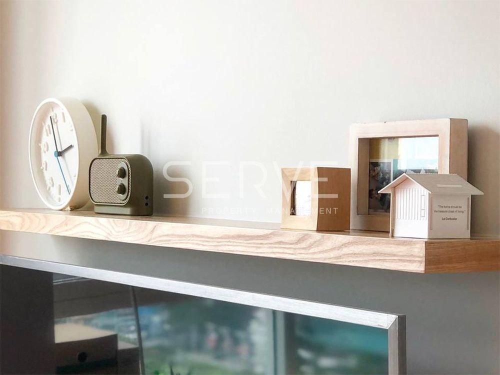 picture Corner Unit 1 Bed Nice & Bright on High fl. 15+ (Unblock View) Next to MRT 80 m. / Condo For Rent-Noble Revolve Ratchada 1 - 6/11