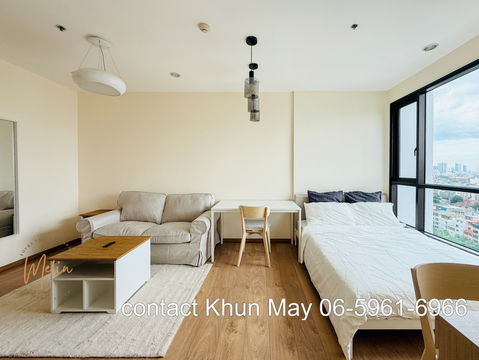 เช่าคอนโด Fuse Sathorn–Taksin ห้องใหม่แต่งครบ ใกล้ BTS วงเวียนใหญ่ เพียง 15,000/ด. รวมเน็ต!