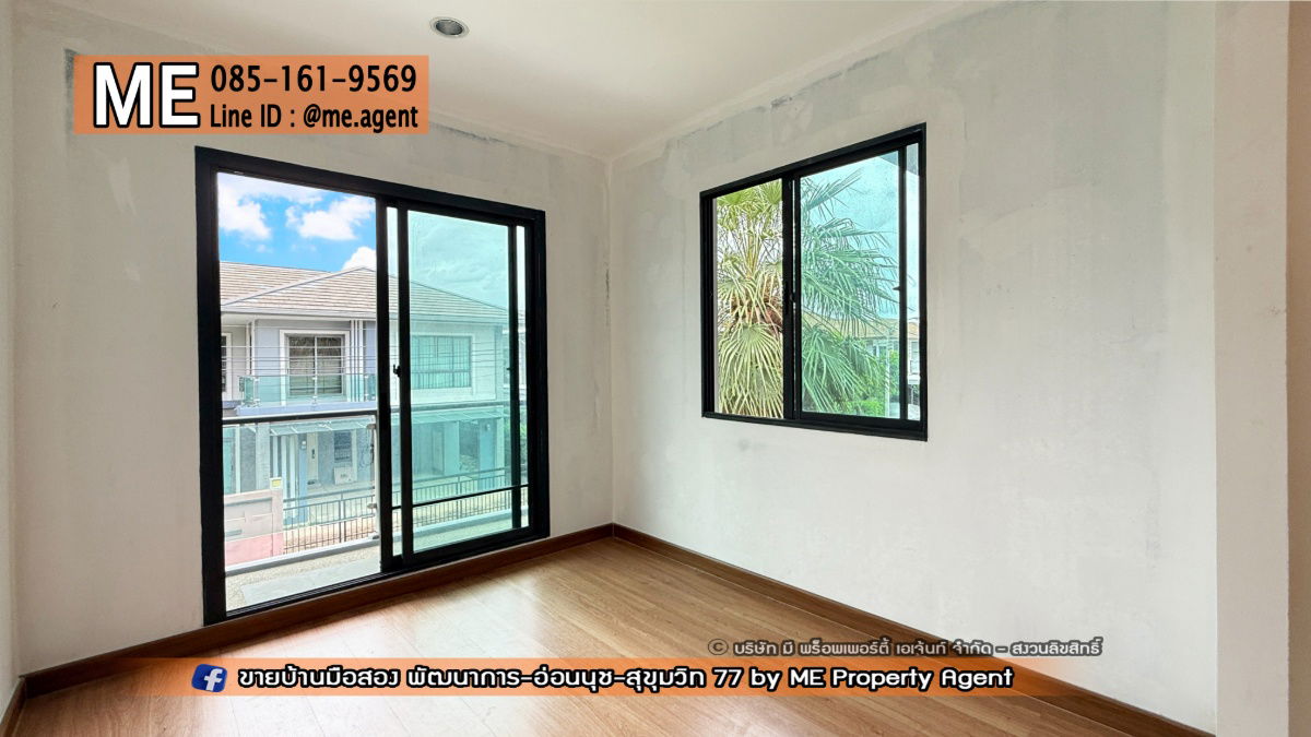 picture 𝐍𝐄𝐖! 𝐅𝐨𝐫 𝐒𝐚𝐥𝐞 Single House THE PALM Patthanakarn 38, new project, peaceful, prime location, On Nut - Sukhumvit, call 085-161-9569 (BI11-83) - 18/25