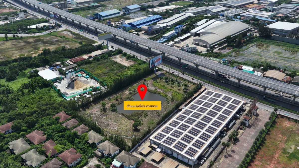 รูป ที่ดินแห่งการลงทุน! หน้ากว้าง 100 เมตร ขาย ที่ดินเปล่า 12 ไร่! ติดถนนพระราม2! ทางด่วน M82 บางน้ำจืด สมุทรสาคร ฝั่งขาออก - รูปที่ 9/14