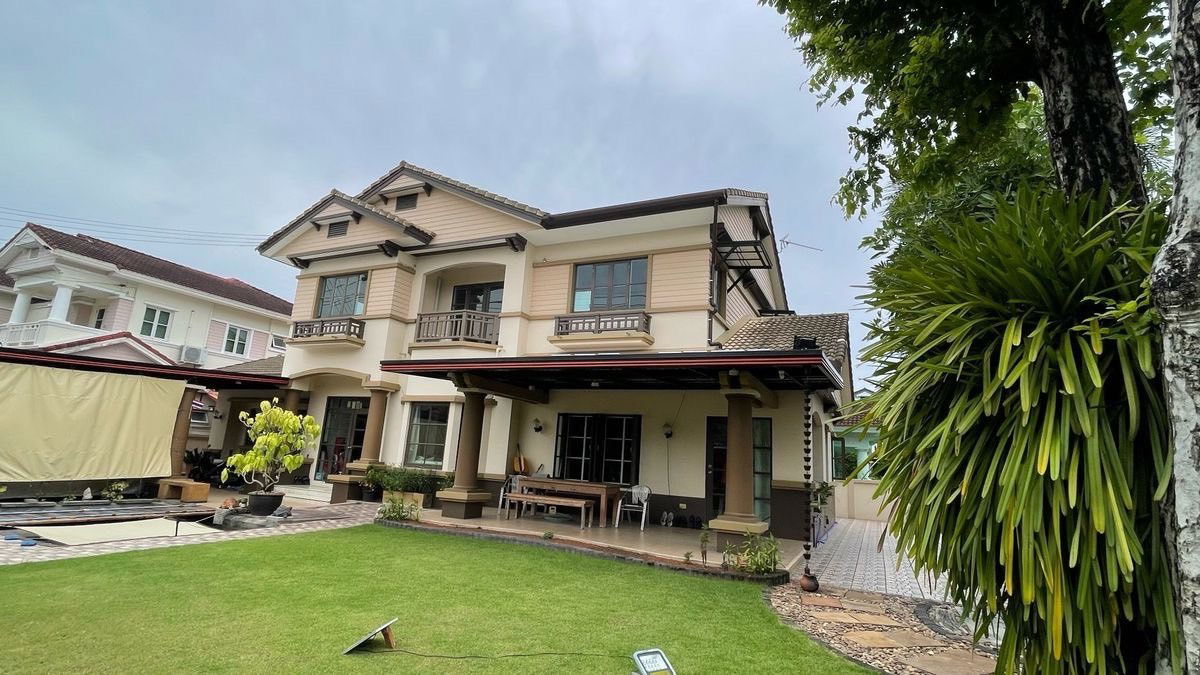 รูป ขายบ้านเดี่ยว มัณฑนา วัชรพล–รามอินทรา 1 ที่ดินใหญ่ 134 ตร.วา ต้นโครงการ ใกล้สวน - รูปที่ 3/28