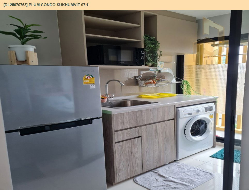 picture DL25070763 Condo for rent, Plum Condo Sukhumvit 97.1 near BTS Bang Chak, ready to move in, call urgently 0656133286 LineID @534wlwof - 4/10