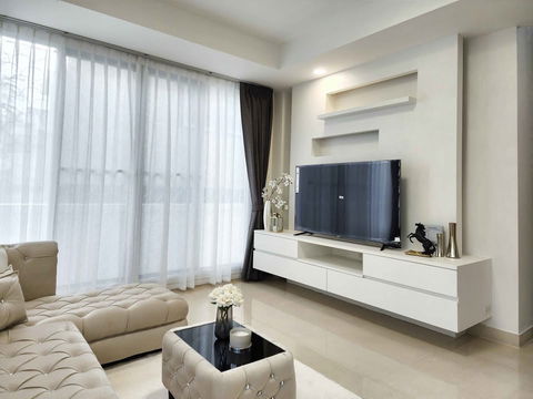🏡 For rent, 3-storey detached house, very luxurious - Ratchada 16 area, near MRT Huai Khwang, 250,000 baht, property code: RS1008