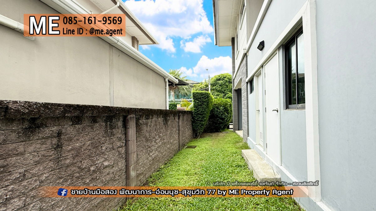 picture 𝐍𝐄𝐖! 𝐅𝐨𝐫 𝐒𝐚𝐥𝐞 Single House THE PALM Patthanakarn 38, new project, peaceful, prime location, On Nut - Sukhumvit, call 085-161-9569 (BI11-83) - 23/25
