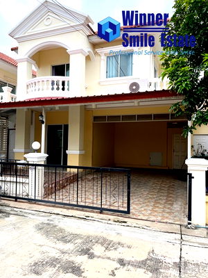 Houses for rent Hua Chieo Chaloem Phrakiat University : 2-story semi-detached house for rent, Niran Ville Village 12,Airport