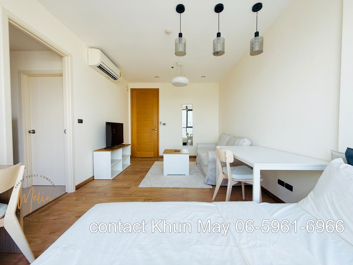 picture 🔥 Sell loss! Fuse Sathorn -Taksin Condo, near BTS, Wongwian Yai, only 100 m. The new room is only decorated with only 2.6 minus. - 3/10