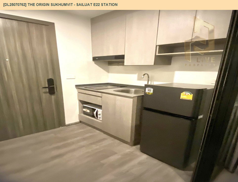 picture DL25070762 Condo for rent, THE ORIGIN SUKHUMVIT - SAILUAT E22 STATION near BTS Sai Luat, ready to move in, call urgently 0656133286 LineID @534wlwof - 4/12