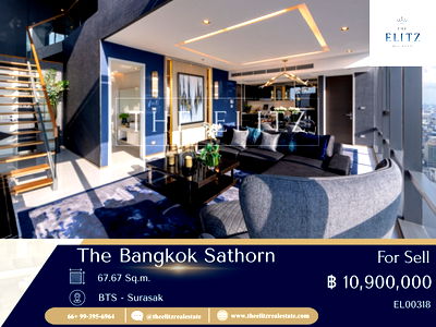 คอนโด รร.นานาชาติโชรส์เบอรี่  : ✨ ปล่อยของ!! The Bangkok Sathorn ขายราคาสะดุ้ง พร้อมจบทุกดีล 💯