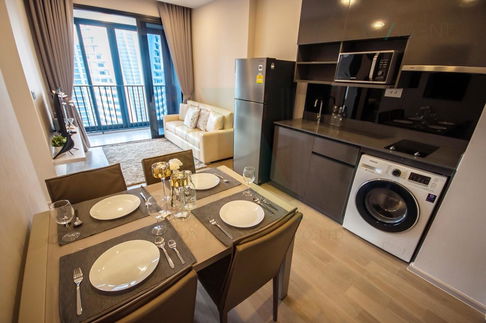 🚩 For Rent Condo ASHTON ASOKE Building 1, Floor 23,2 bed room, Room size 46.00 sqm