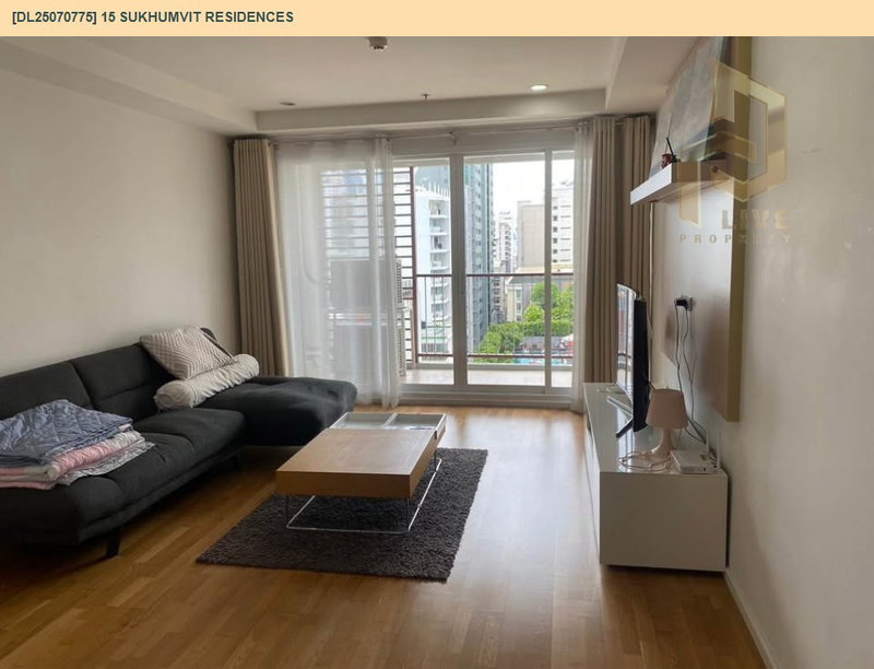 คอนโดให้เช่า : DL25070775 ให้เช่าคอนโด 15 สุขุมวิท เรสซิเดนซ์ (15 Sukhumvit Residences) ใกล้ BTS นานา พร้อมเข้าอยู่ โทรด่วน 0653619502 LineID @952jdxxk