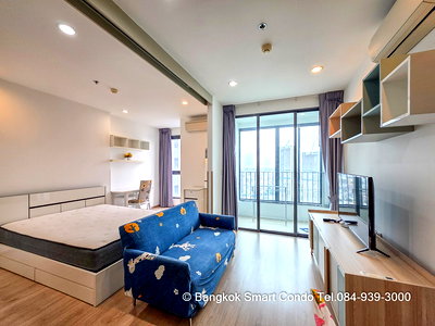คอนโดให้เช่า : ให้เช่าคอนโด Ideo Q จุฬา 1 นอน 34 ตรม ห้องสวย มีเครื่องซักผ้า