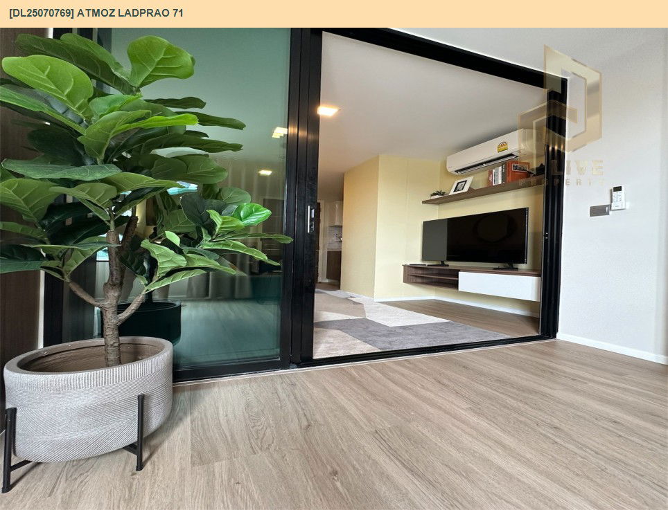 picture DL25070769 Condo for rent, Atmoz Ladprao 71 near BTS สายสีเหลือง ลาดพร้าว-สำโรง, ready to move in, call urgently 0656133286 LineID @534wlwof - 8/20