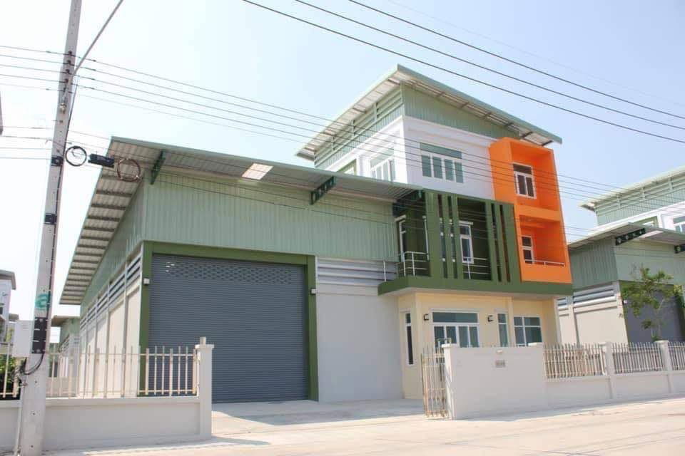 picture Land for sale, already filled in, ready to build a new warehouse, factory, office, Bang Bua Thong area, Nonthaburi, Road 340. - 4/7