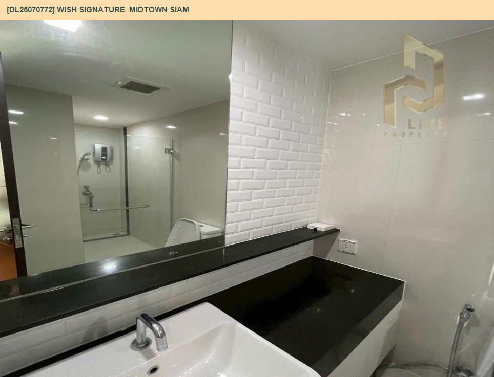 picture DL25070772 Condo for rent, Wish Signature  Midtown Siam near BTS Ratchathewi, ready to move in, call urgently 0656133286 LineID @655ebbvc - 9/11