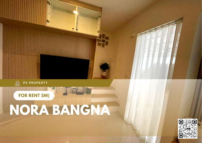 Townhouses for rent Bang Plee Samut Prakarn : Townhouse for rent ✨ NORA Bangna ✨ 3 bedrooms, 2 bathrooms, fully furnished and equipped with appliances
