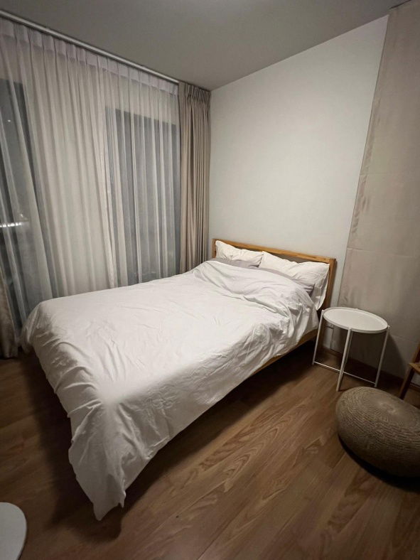 picture Unio Sukhumvit72 Beautiful Muji style room, 2 bedrooms, 1 bathroom, ready to enter in the middle of August, make an appointment in advance  - 12/12
