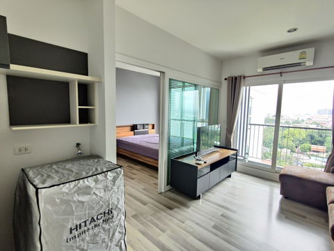 For rent  The Key BTS Wutthakat - 1 Bed , size 33 sq.m., Beautiful room, fully furnished.
