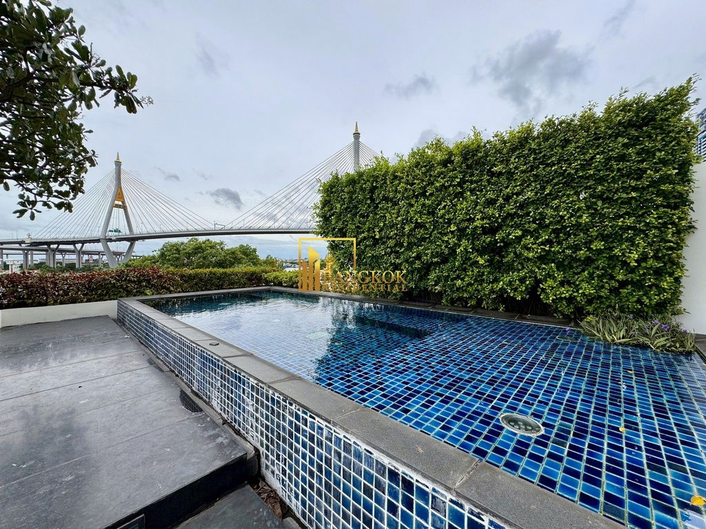 รูป The Pano | Exceptional 3 Bed Triplex Riverside Villa in Rama 3 - BR17094CD - รูปที่ 10/65