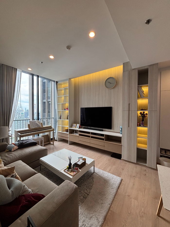 picture 🎀​🔥​‼️​ For Rent >> Spacious 1-Bedroom + Study 📚​ | Noble BE19 |​ Floor 36  🌆 67 sq.m. 📍​ BTS Asoke / MRT Sukhumvit | Ready to move 🔥 - 1/12