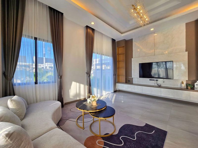 picture Brand new pool villa for sale near Map Prachan Reservoir. Good price. Great location. - 3/16