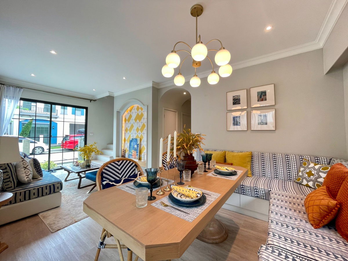 picture Fully furnished and move-in ready! 📍 Anasiri Salaya–Pinklao Project (Unit No. 100/208) — North-facing, near the clubhouse 🏡 Twin house by Sansiri - 4/16