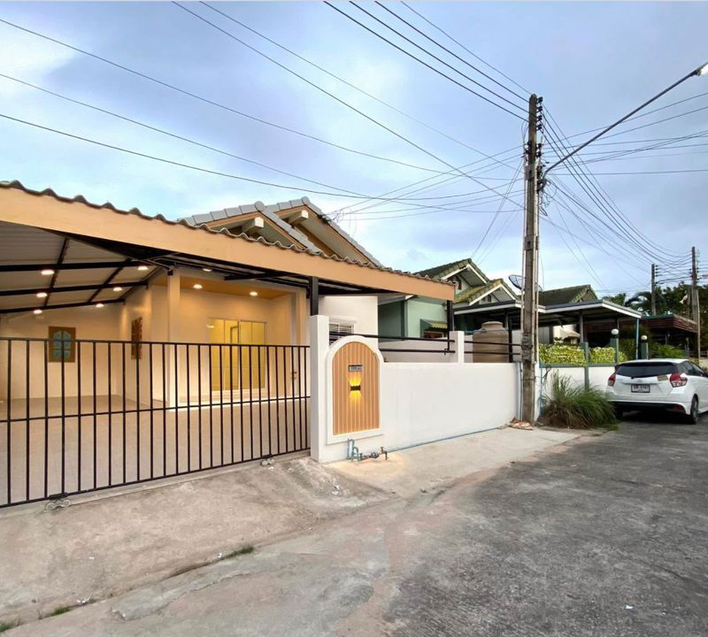 picture Single house for sale, cheap price, Union Village 3, Sahapat Group, Sriracha, Chonburi - 2/12