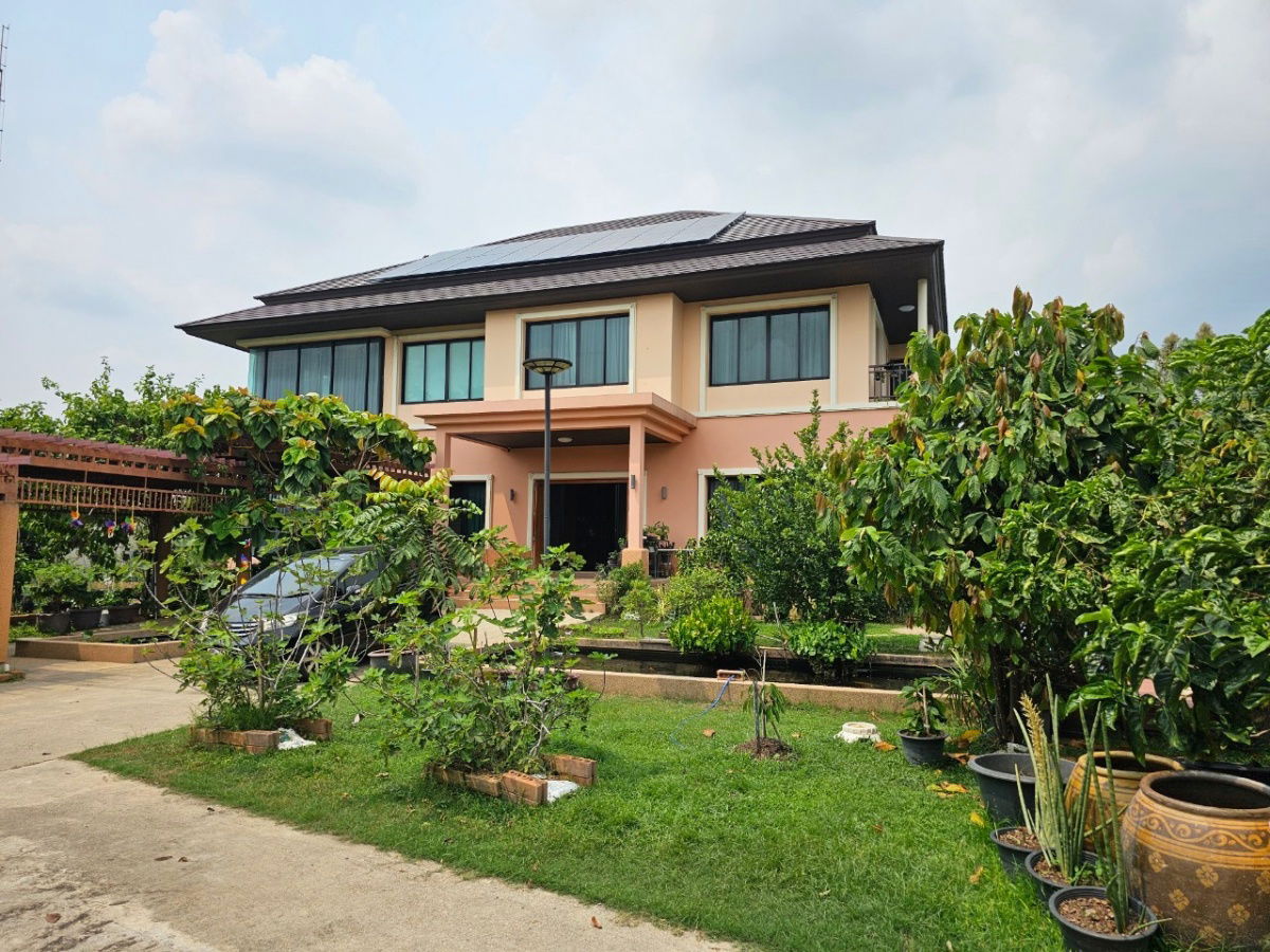 รูป 🏡 ขายด่วน! บ้านหลังใหญ่พื้นที่กว่า 1 ไร่ หายาก! ใกล้เดอะมอลล์บางแค, MRTหลักสอง บรรยากาศธรรมชาติ 🌟 - รูปที่ 2/21