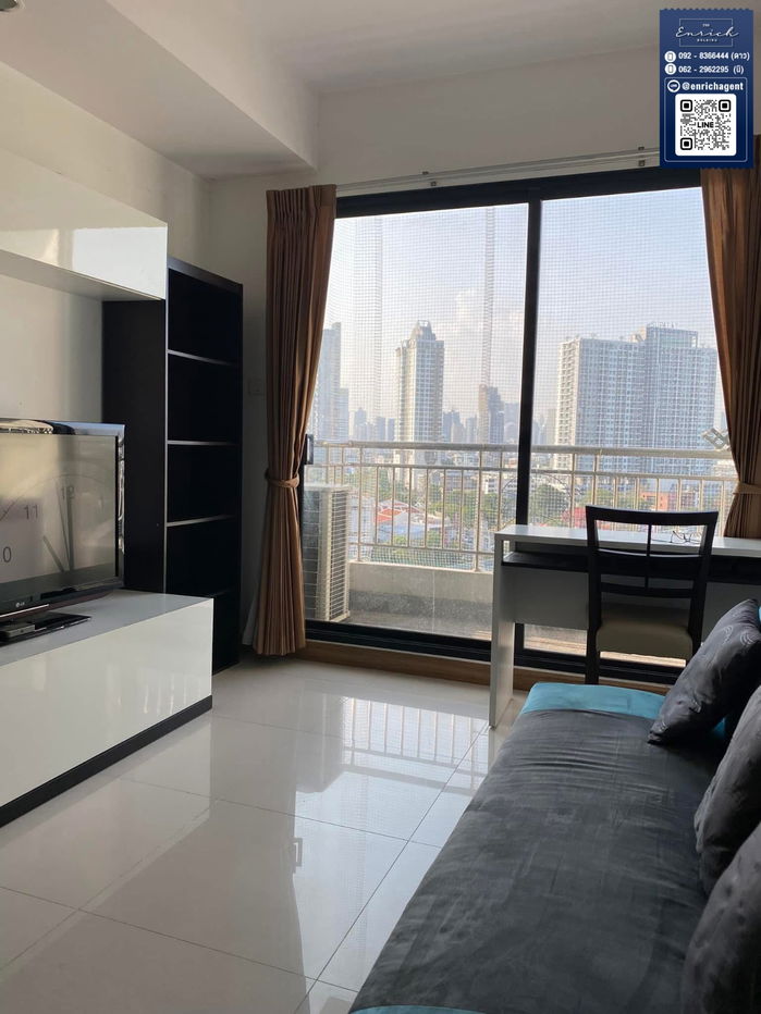 picture 💙For rent Supalai Premier Ratchada-Narathiwas-Sathorn, fully furnished, ready to move in💙 Call 062-2962295 Ni// Line id : @enrichagent - 1/11