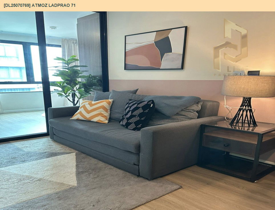 picture DL25070769 Condo for rent, Atmoz Ladprao 71 near BTS สายสีเหลือง ลาดพร้าว-สำโรง, ready to move in, call urgently 0656133286 LineID @534wlwof - 3/20