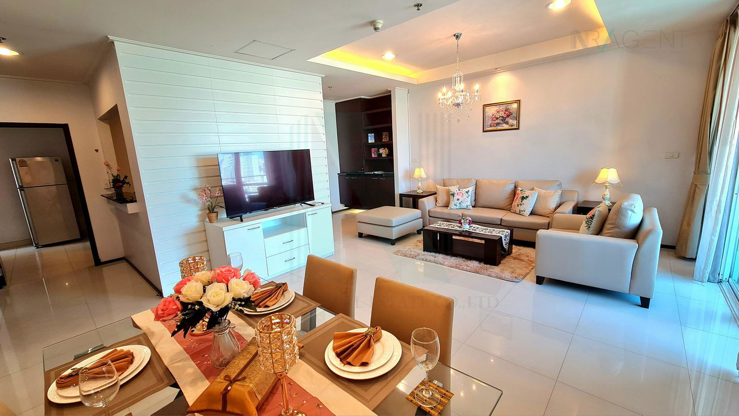 picture 🚩 For rent condo PIYATHIP PLACE Building 1, Floor 20,2 bed room, Room size 173 sqm - 1/8