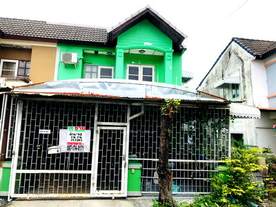 ขายทาวน์โฮม : ด่วน! ขายทาวน์เฮ้าส์ 2 ชั้น หมู่บ้านพูนสุข บางนา–สุวรรณภูมิ ราคา 1.15 ล้าน 19.5 ตรว